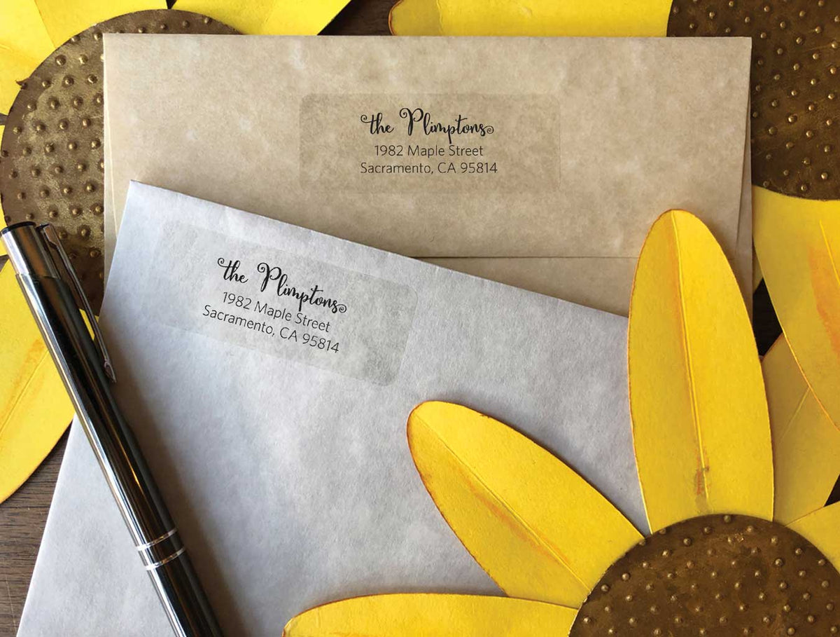 Callie Return Address Labels, Wedding Labels – Ladybug Notes