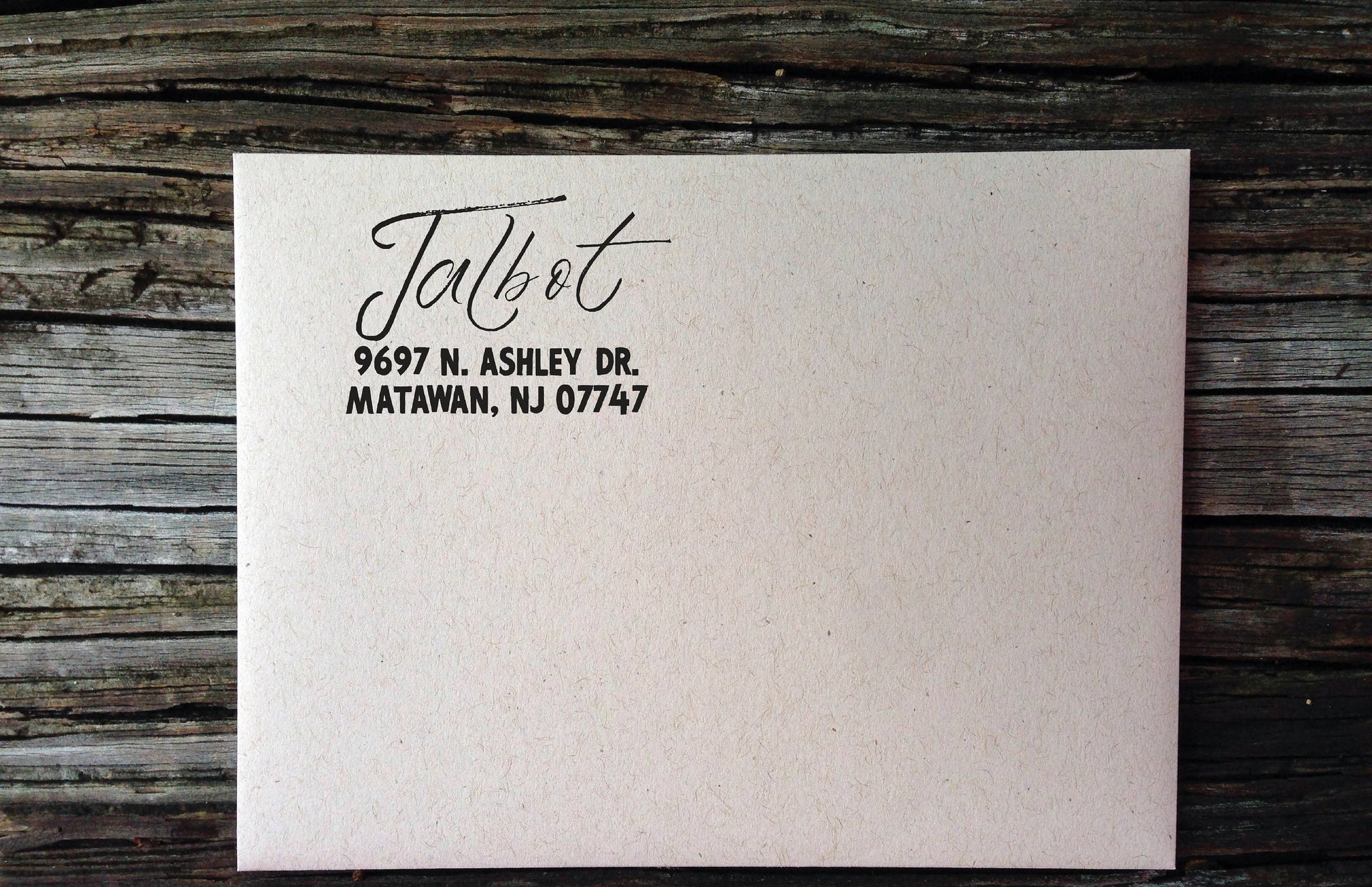 Talbot Calligraphy Return Address Labels, Wedding Labels - Ladybug Notes