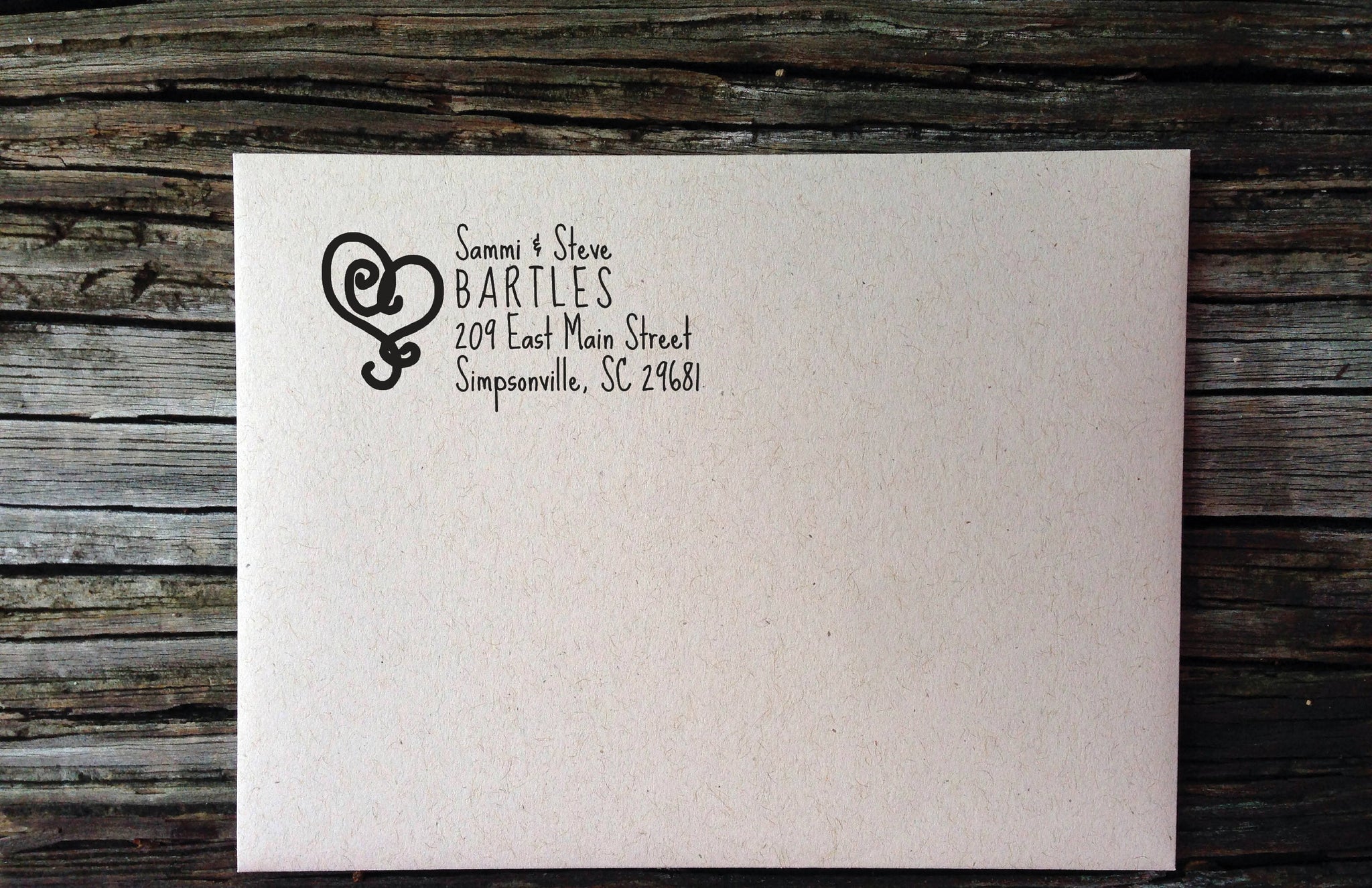 Sweetheart Calligraphy Address Labels, Wedding Invitation Custom Labels - Ladybug Notes