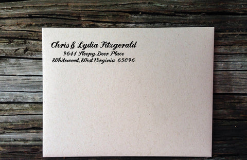 Fancy Girl Return Address Labels, Wedding Invitation Labels - Ladybug Notes