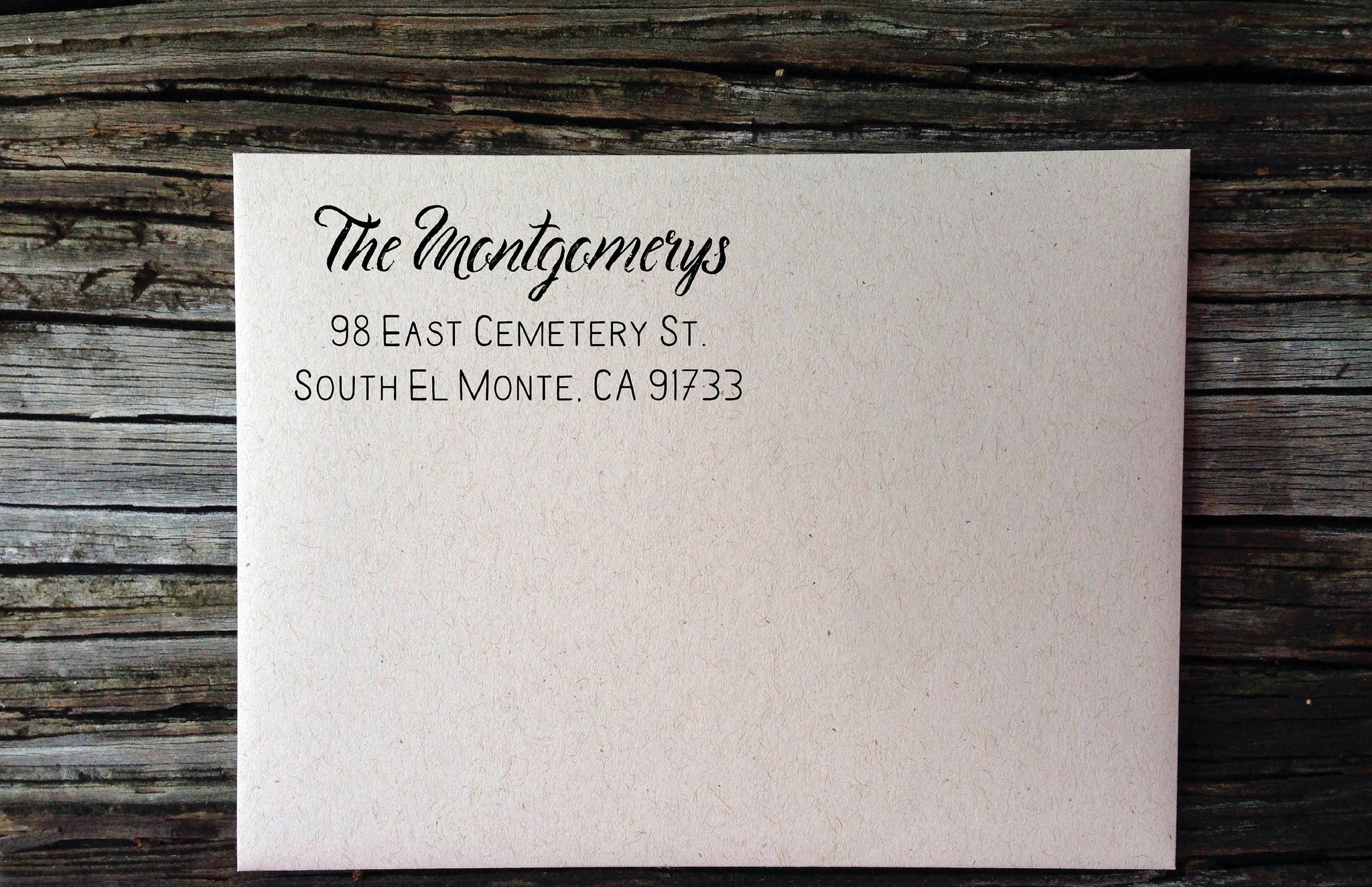 Martha Calligraphy Address Labels, Wedding Invitation Labels - Ladybug Notes